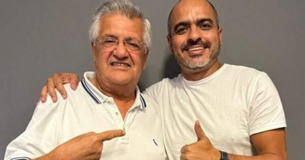 O deputado federal Bacelar e o presidente da UGT-BA, Marcelo Carvalho
